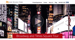 Desktop Screenshot of insidebroadwaytours.com
