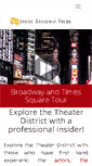 Mobile Screenshot of insidebroadwaytours.com